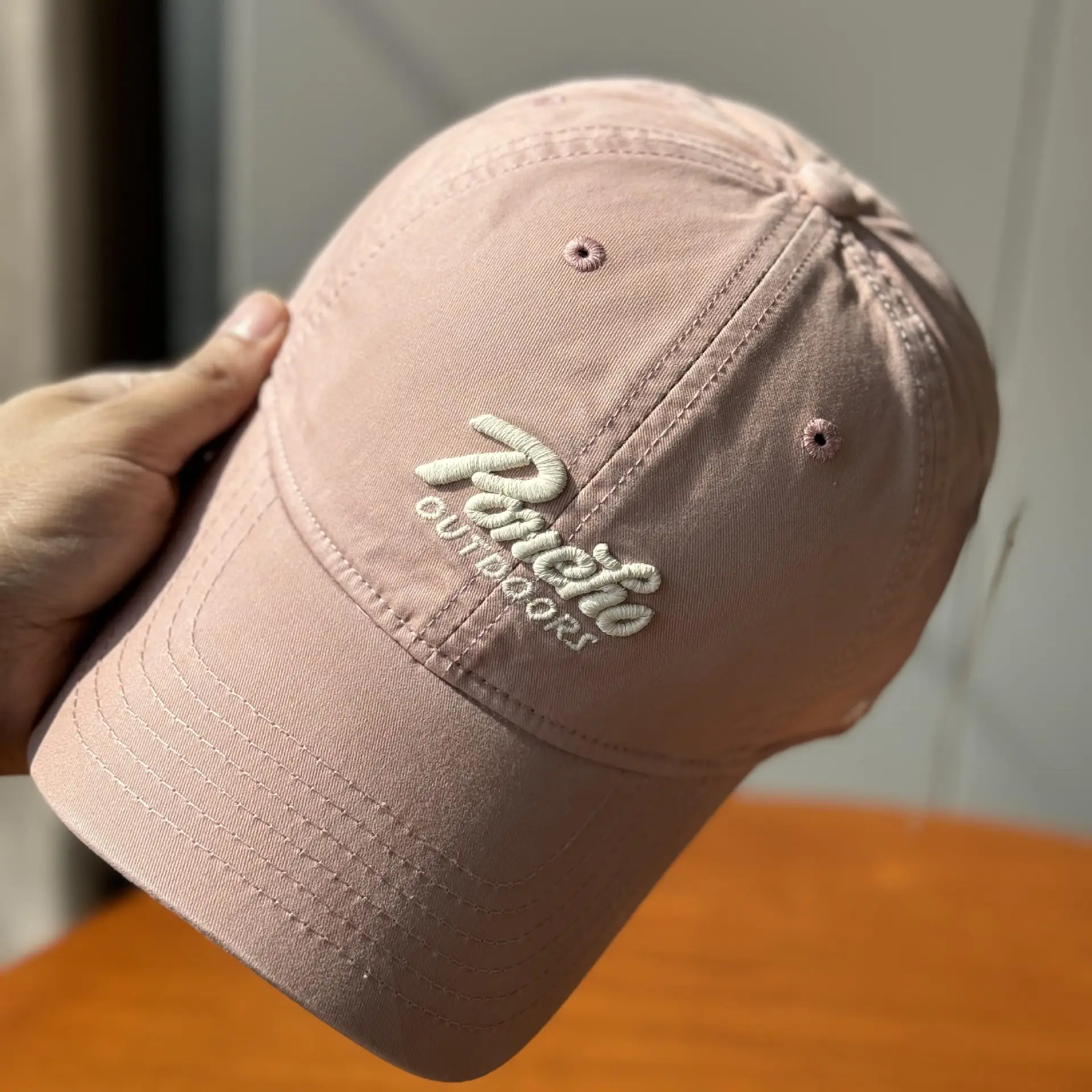 Women Blue Embroidered Baseball Cap "Belle & Brothers" Logo - Image 11