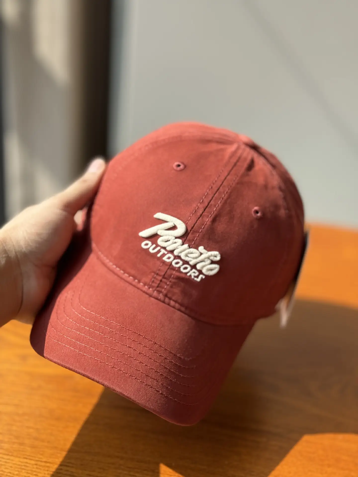 Women Blue Embroidered Baseball Cap "Belle & Brothers" Logo — feature 12