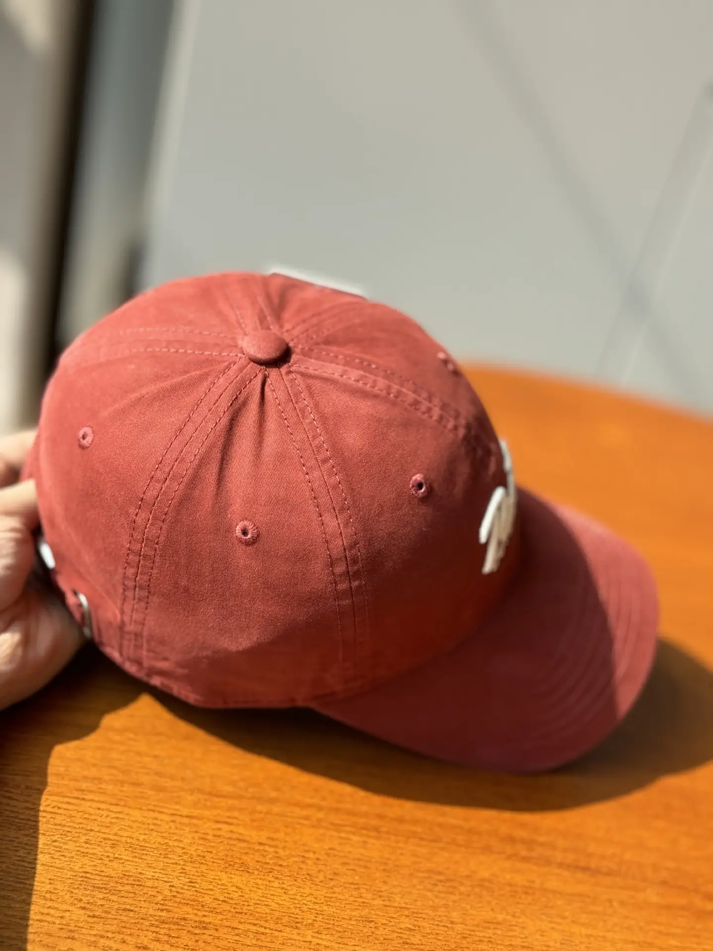 Women Blue Embroidered Baseball Cap "Belle & Brothers" Logo — feature 14