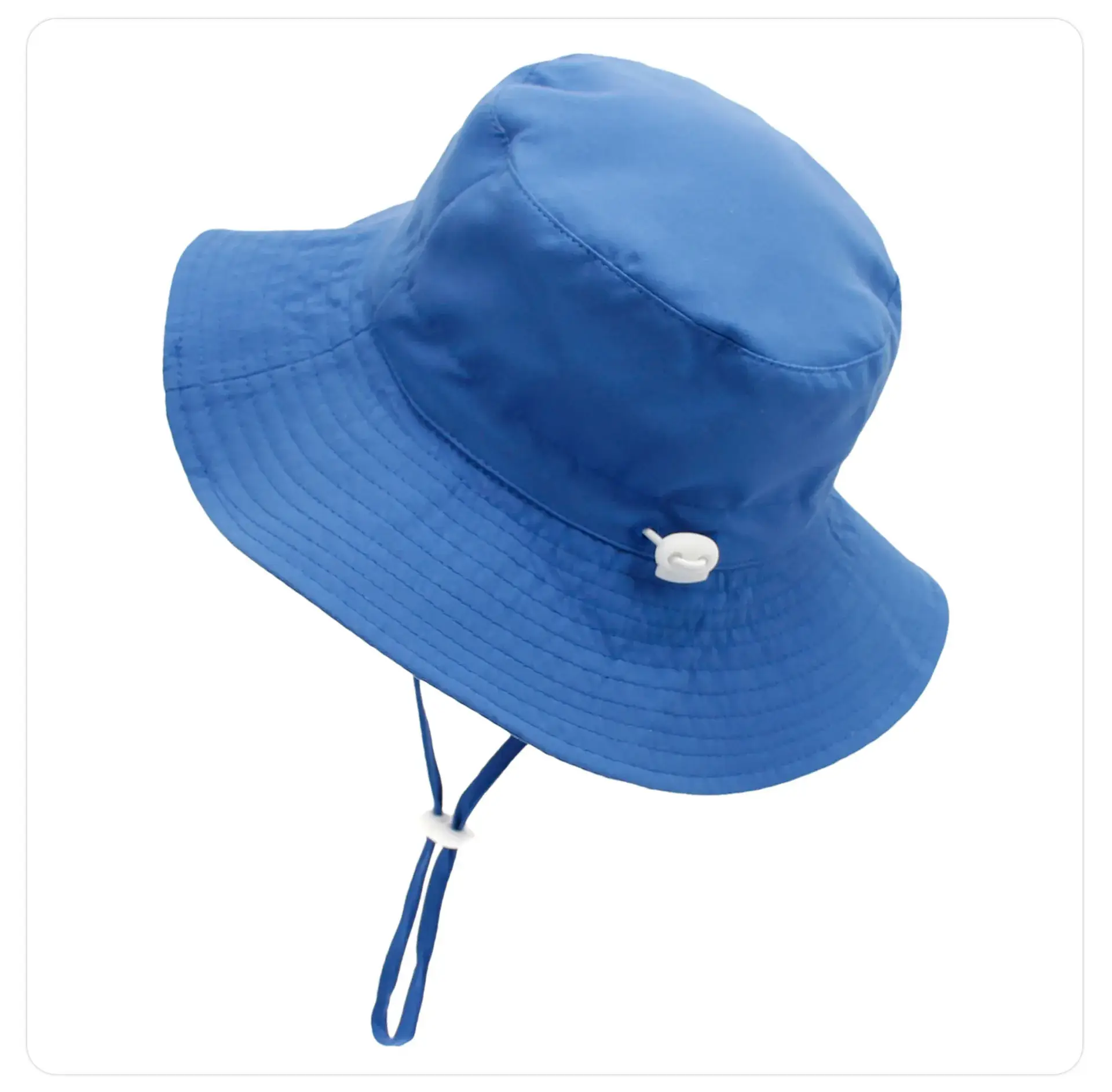 Light Green Kids Sun Hat with Adjustable Tie — feature 24