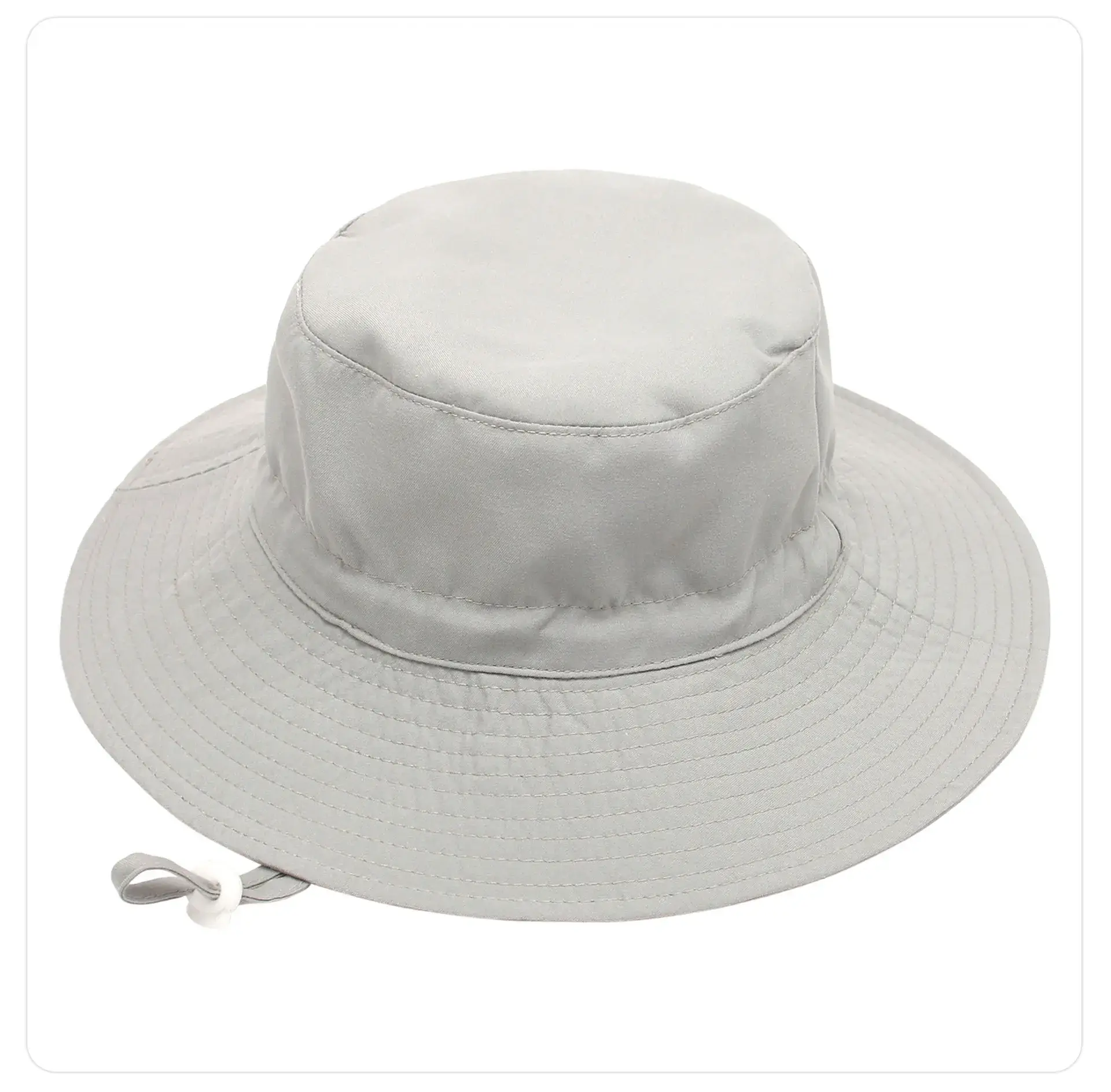 Light Green Kids Sun Hat with Adjustable Tie — feature 25