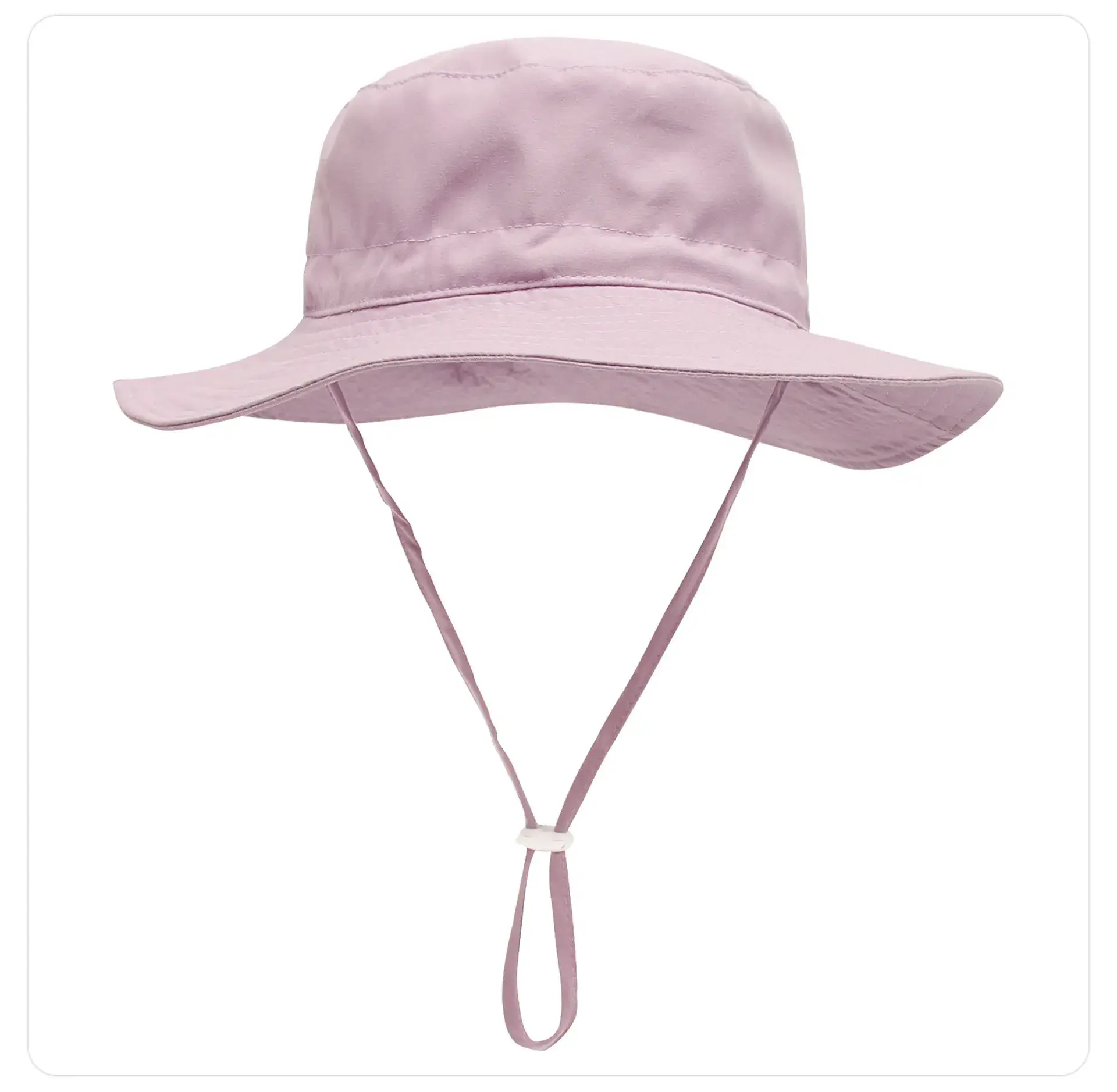 Light Green Kids Sun Hat with Adjustable Tie — feature 27