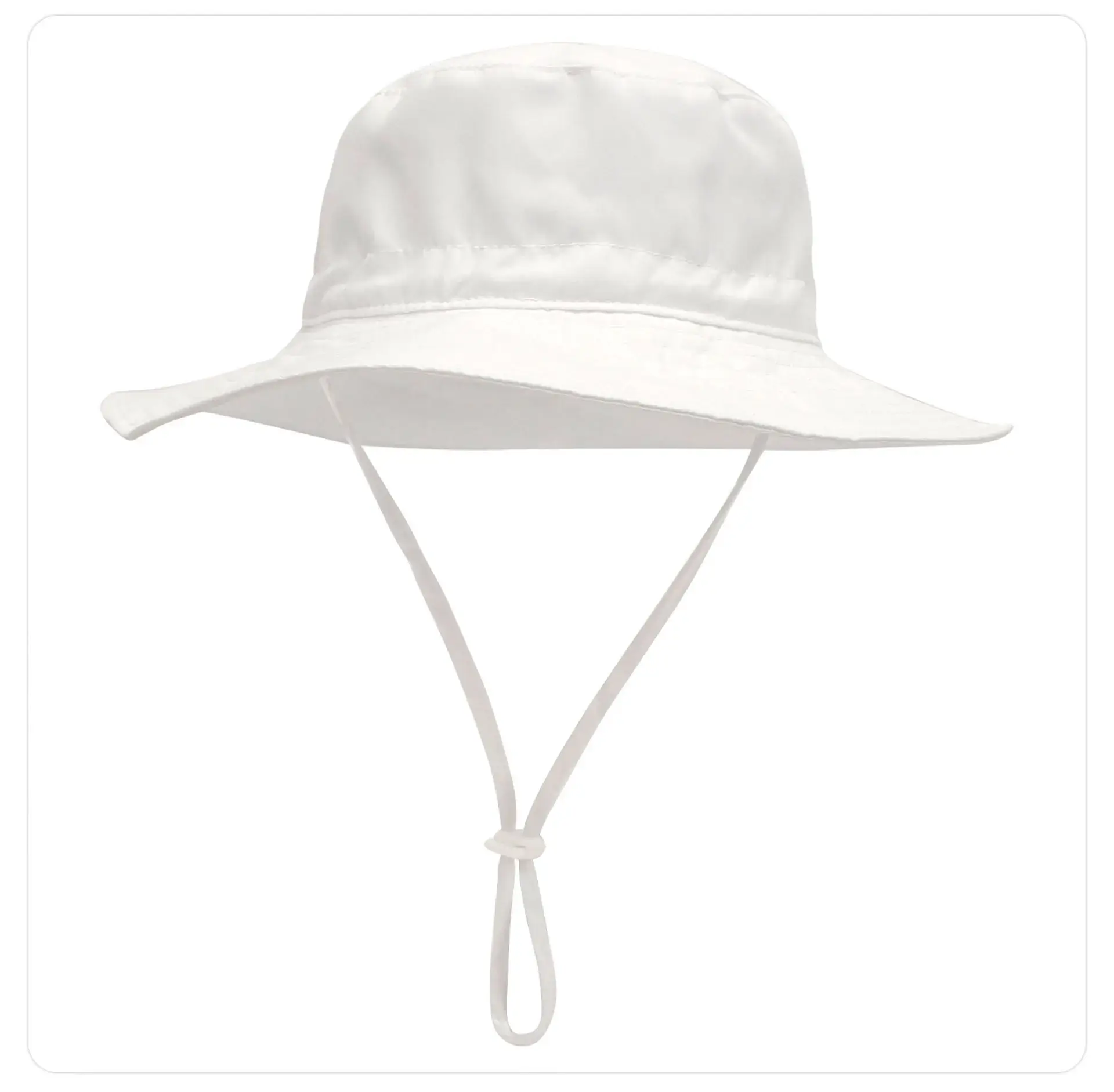 Light Green Kids Sun Hat with Adjustable Tie — feature 29