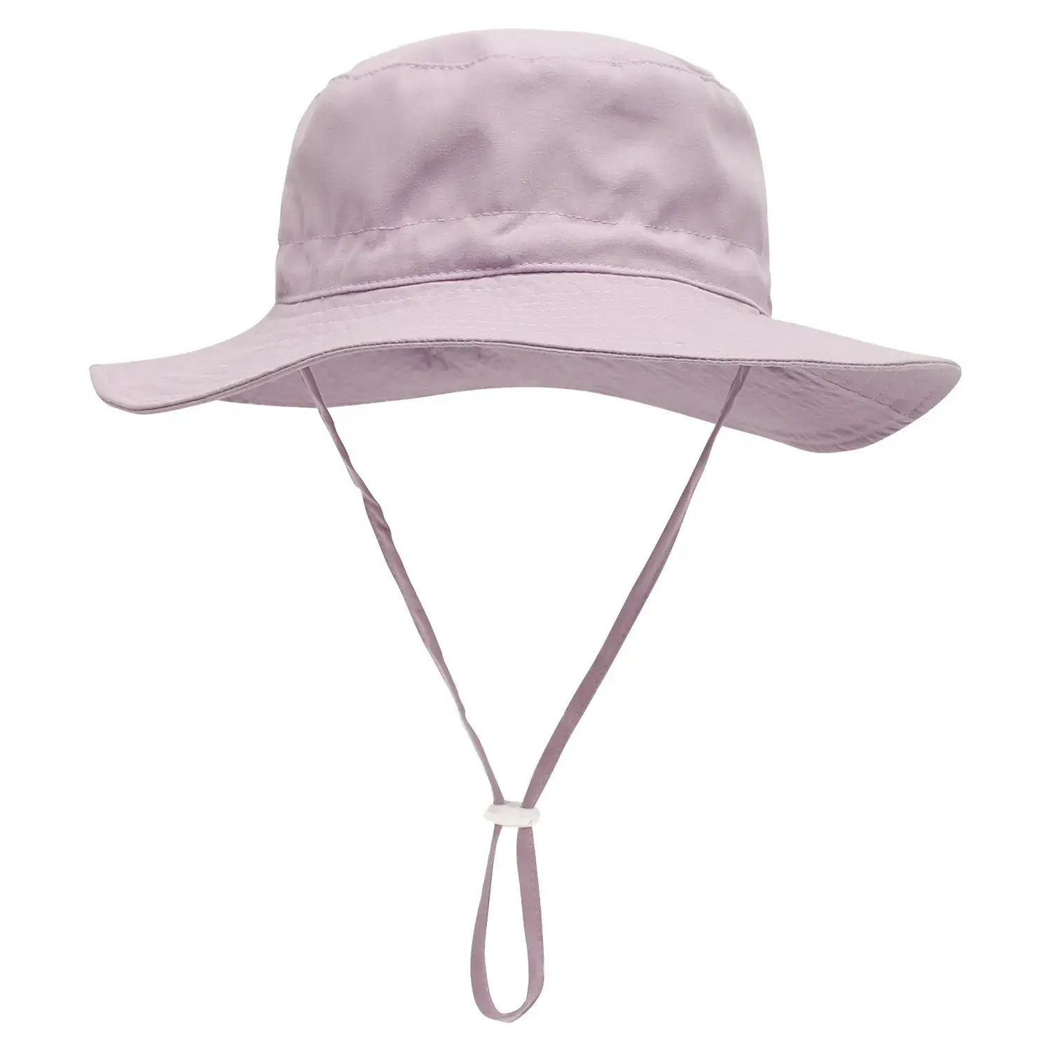 Light Green Kids Sun Hat with Adjustable Tie - Image 12