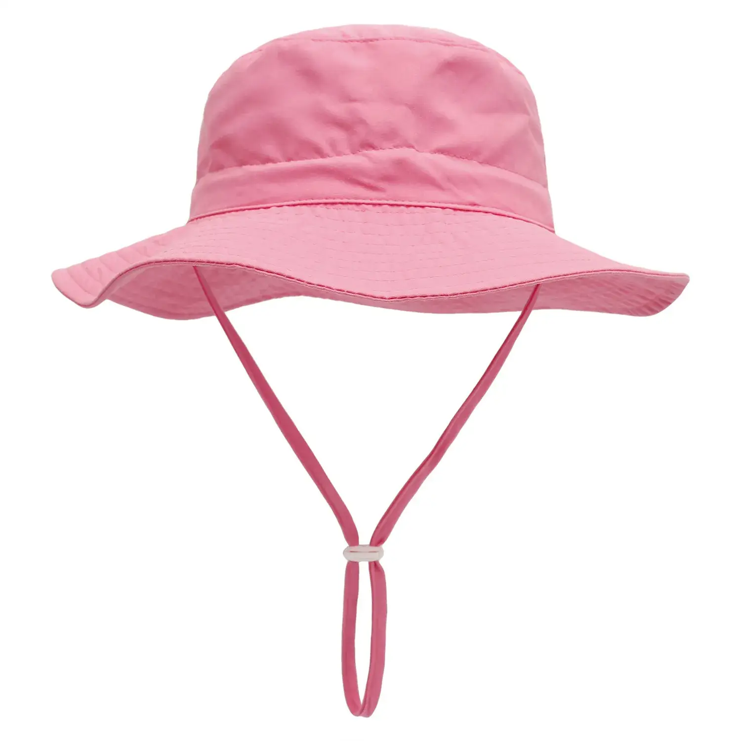 Light Green Kids Sun Hat with Adjustable Tie - Image 4