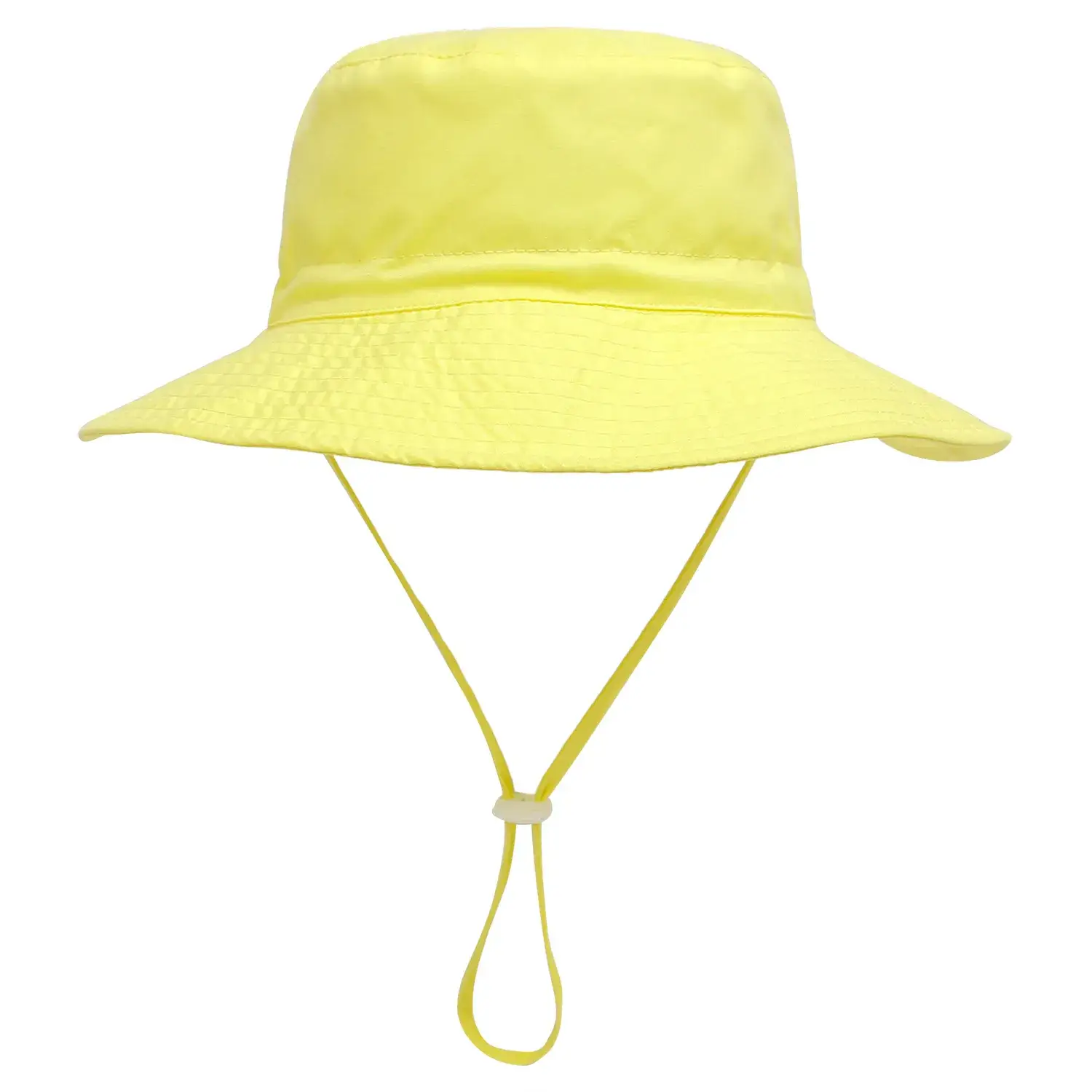 Light Green Kids Sun Hat with Adjustable Tie - Image 5