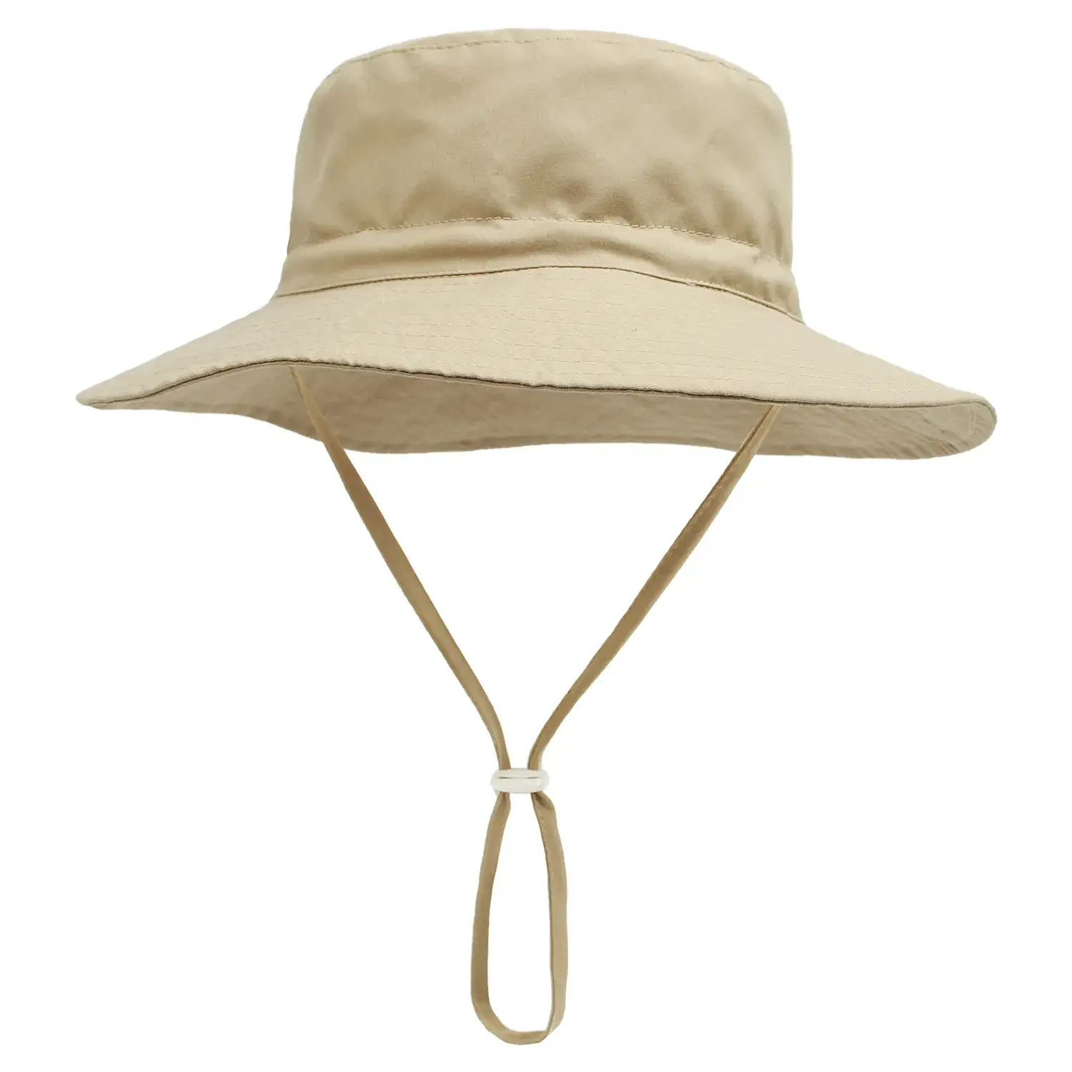 Light Green Kids Sun Hat with Adjustable Tie - Image 8