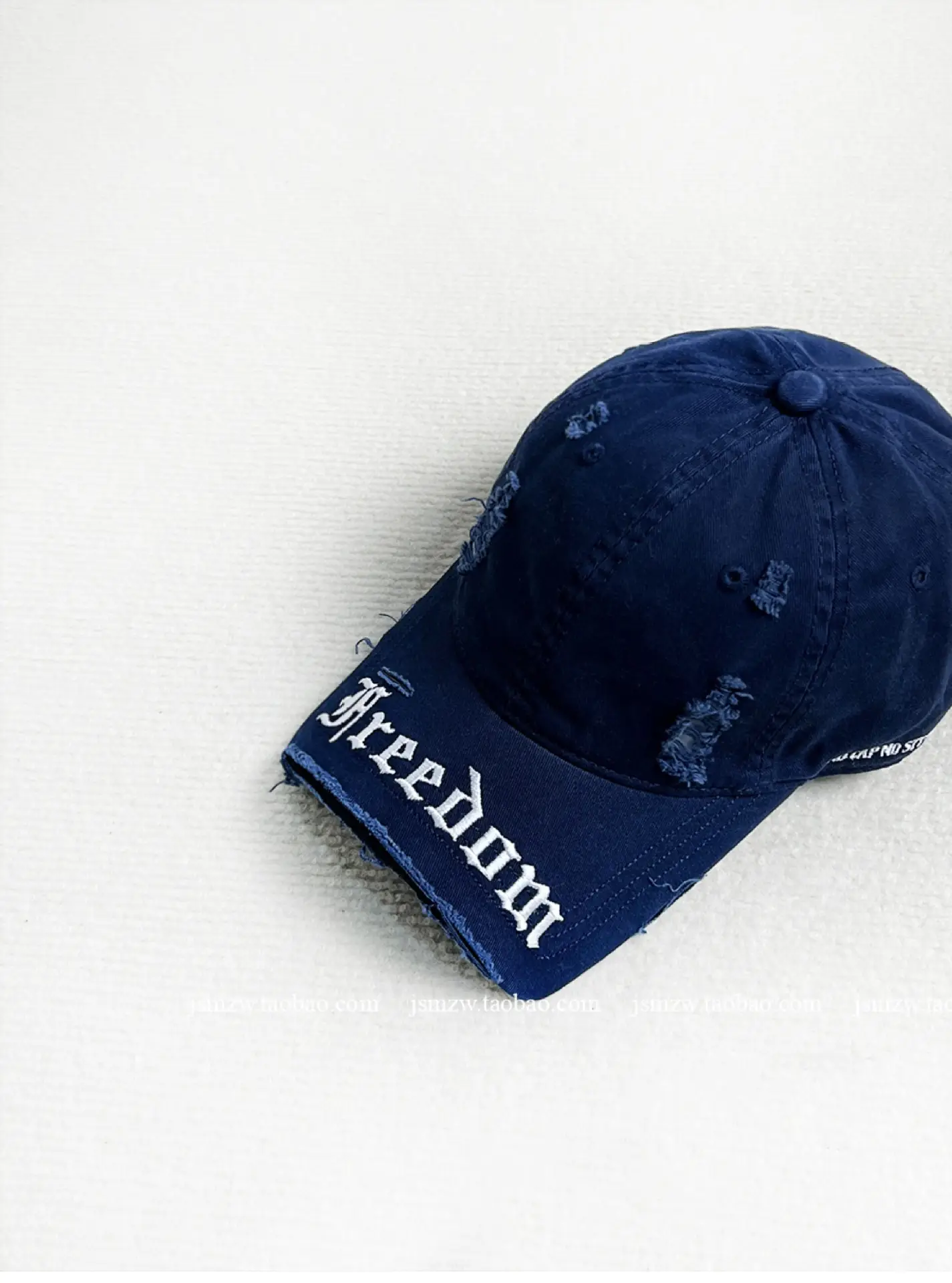 Women's Korean Style Brim Cap Navy Maroon Free Doom — feature 11