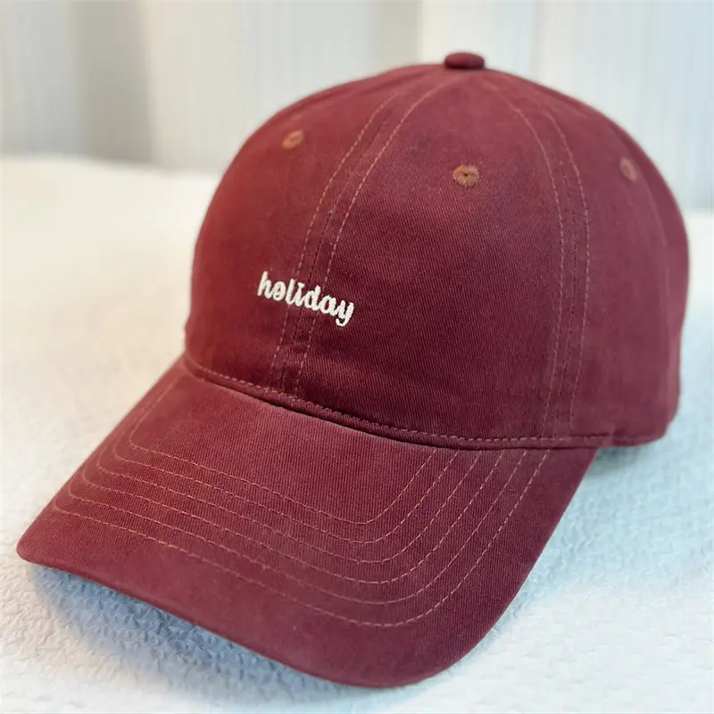 Washed Vintage Men's Blue Baseball Cap All-Match - Image 5