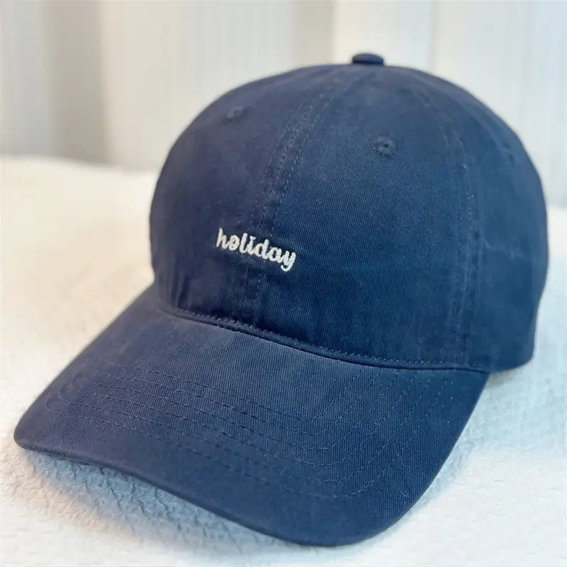 Washed Vintage Men's Blue Baseball Cap All-Match - Image 7