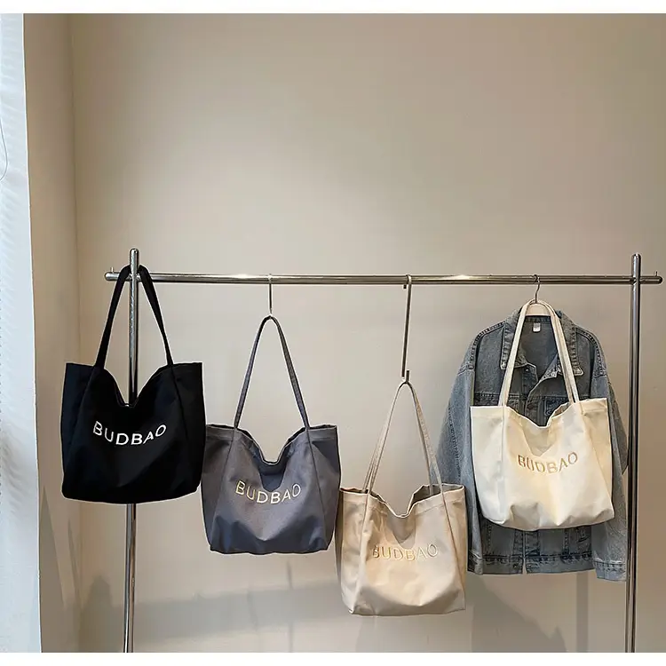 Women Canvas Shoulder Bag Large Spring Summer 2026 — feature 1