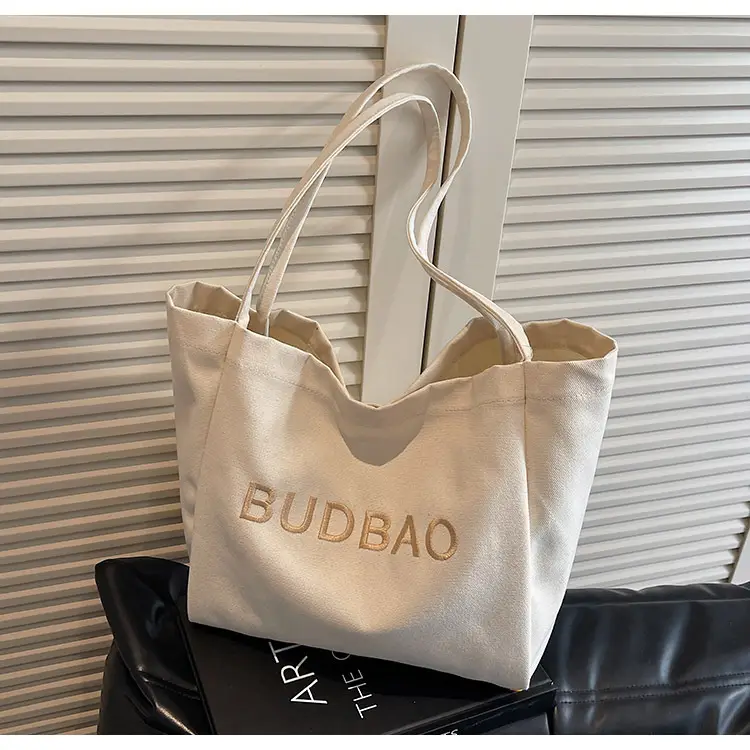 Women Canvas Shoulder Bag Large Spring Summer 2026 — feature 14