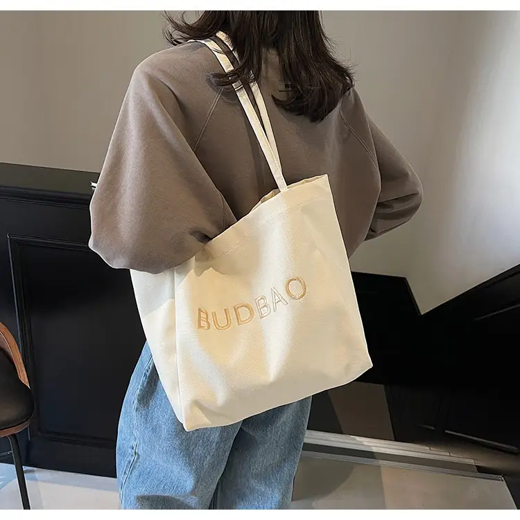 Women Canvas Shoulder Bag Large Spring Summer 2026 — feature 17