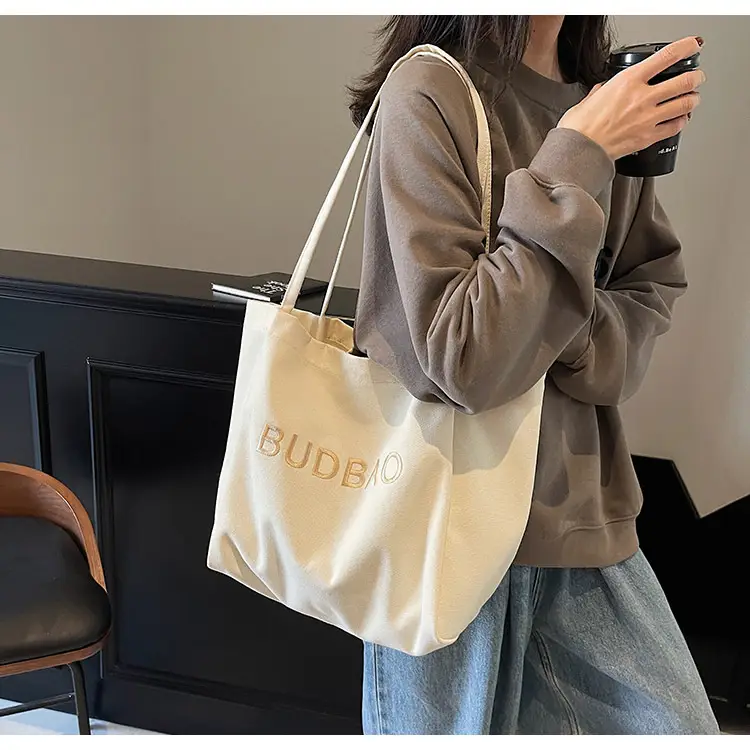 Women Canvas Shoulder Bag Large Spring Summer 2026 — feature 19