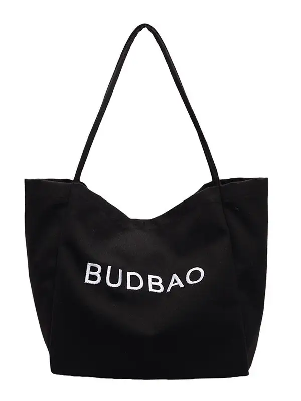 Women Canvas Shoulder Bag Large Capacity Korean Style 2025 - Image 9
