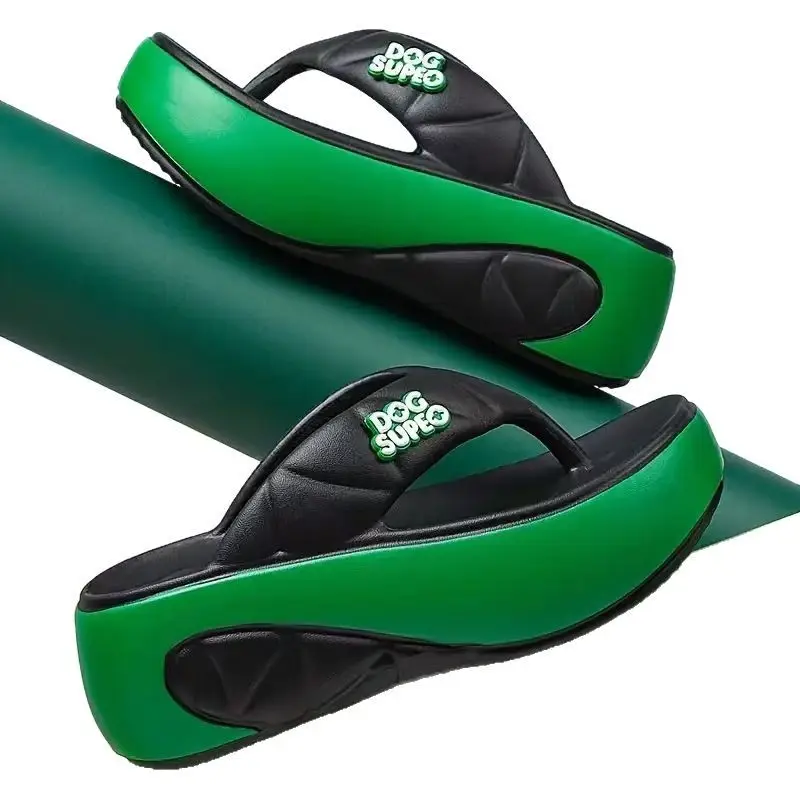 Women's EVA Flip-Flops 6cm High Soft Soles