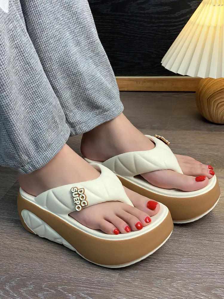 Women's EVA Flip-Flops 6cm High Soft Soles — feature 13