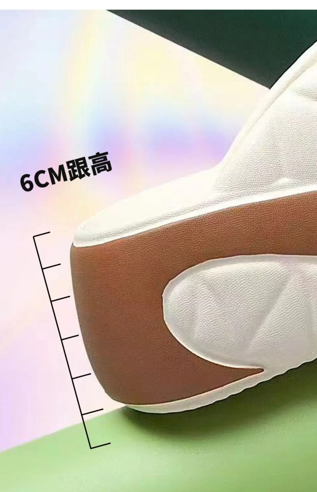 Women's EVA Flip-Flops 6cm High Soft Soles — feature 14