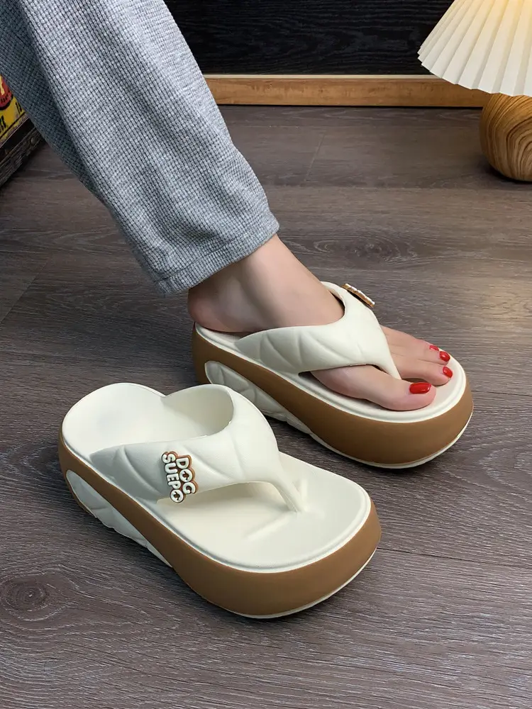 Women's EVA Flip-Flops 6cm High Soft Soles — feature 15