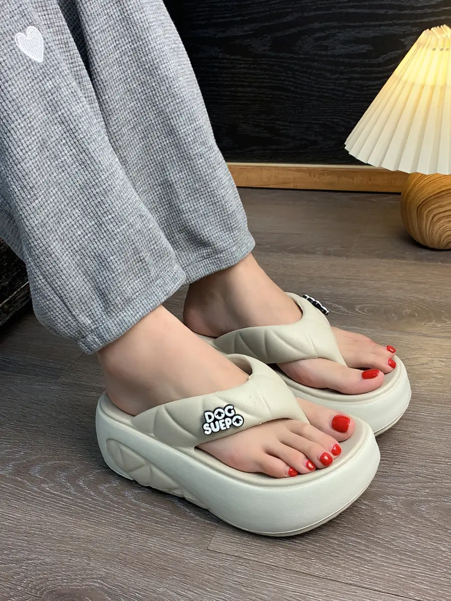 Women's EVA Flip-Flops 6cm High Soft Soles — feature 5