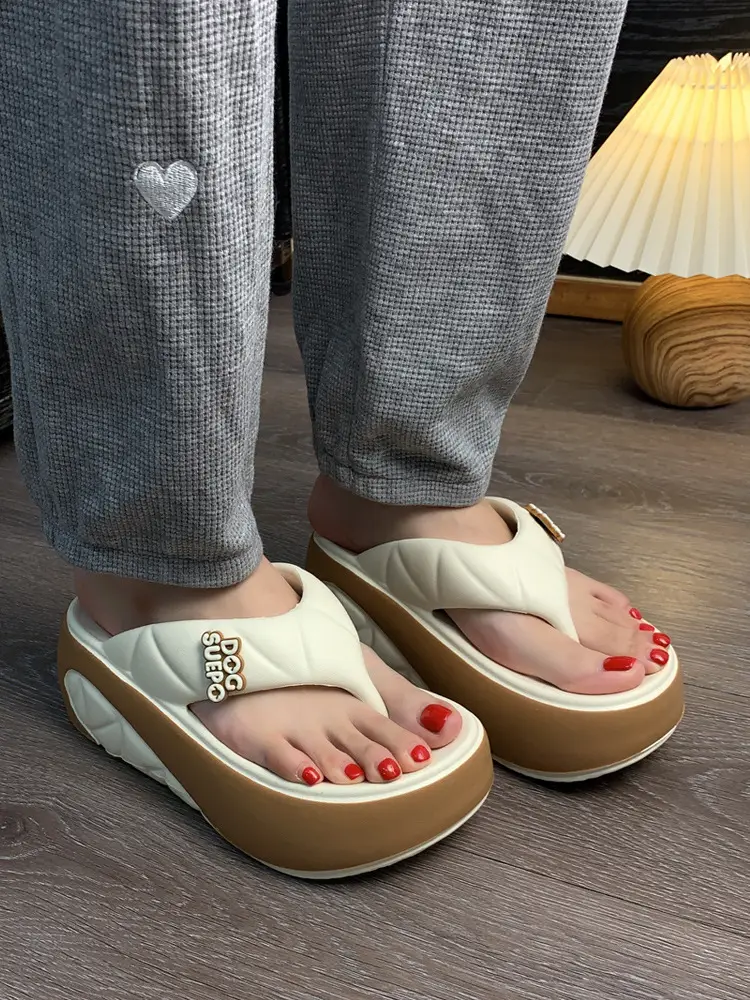 Women's EVA Flip-Flops 6cm High Soft Soles — feature 7