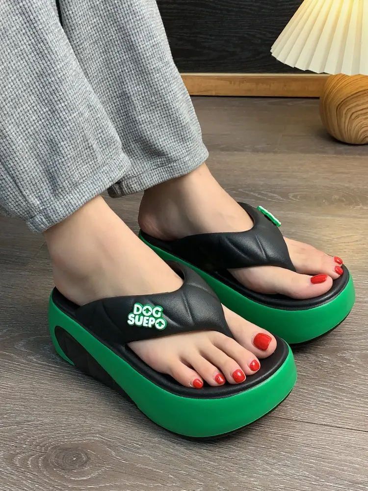 Women's EVA Flip-Flops 6cm High Soft Soles — feature 8