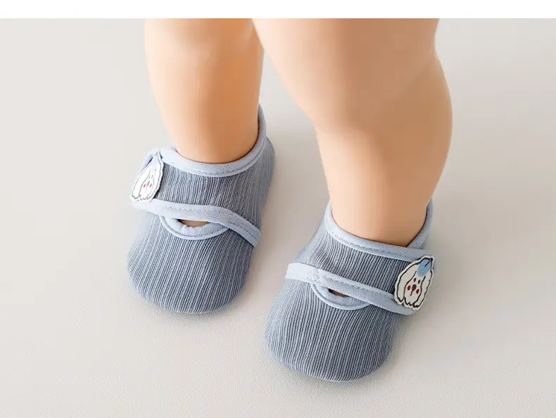 Baby Slip-On Shoes Cream Pure Cotton 1-3Yrs — feature 11
