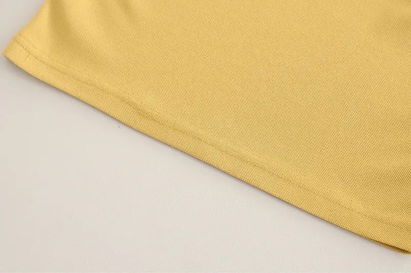 2025 Boys Summer Polo Shirt Suit Yellow Black — feature 15