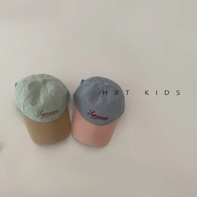 Children's Cap Set with Sunshade & Embroidery - Image 7