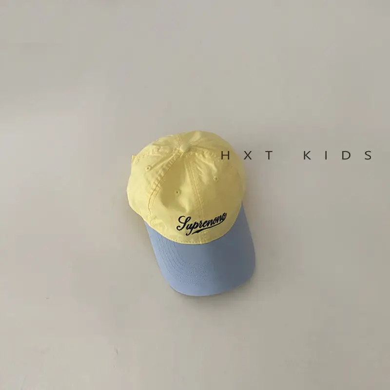 Children's Cap Set with Sunshade & Embroidery - Image 4