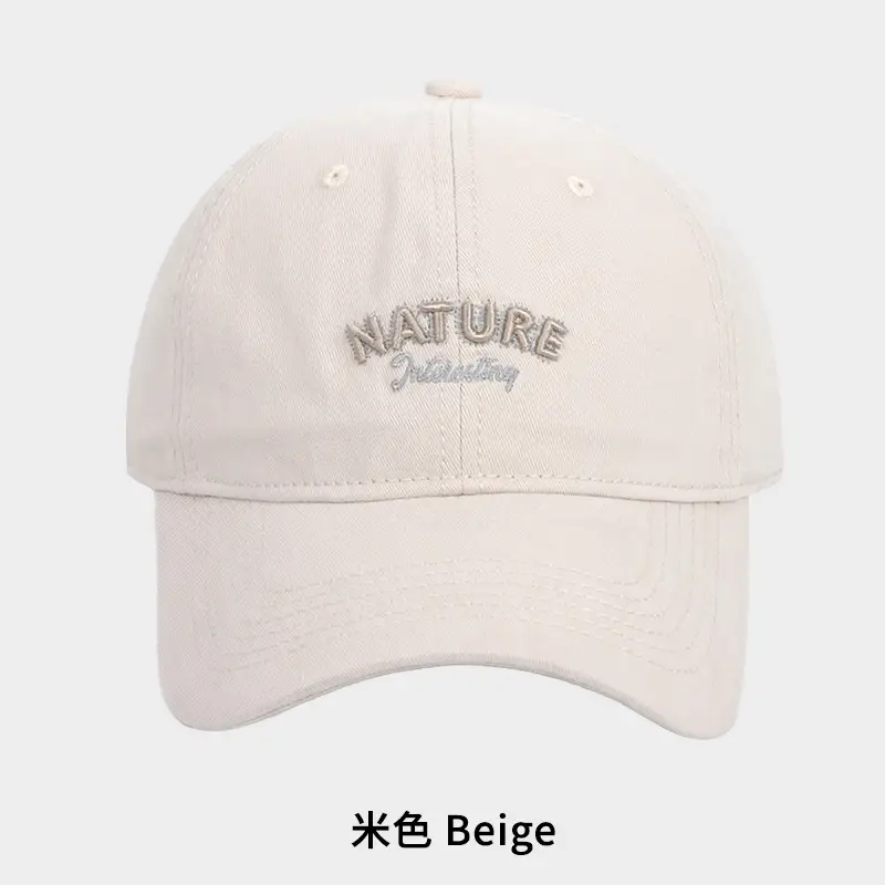 Korean Style Embroidered Baseball Cap for Women Spring Summer - Image 3