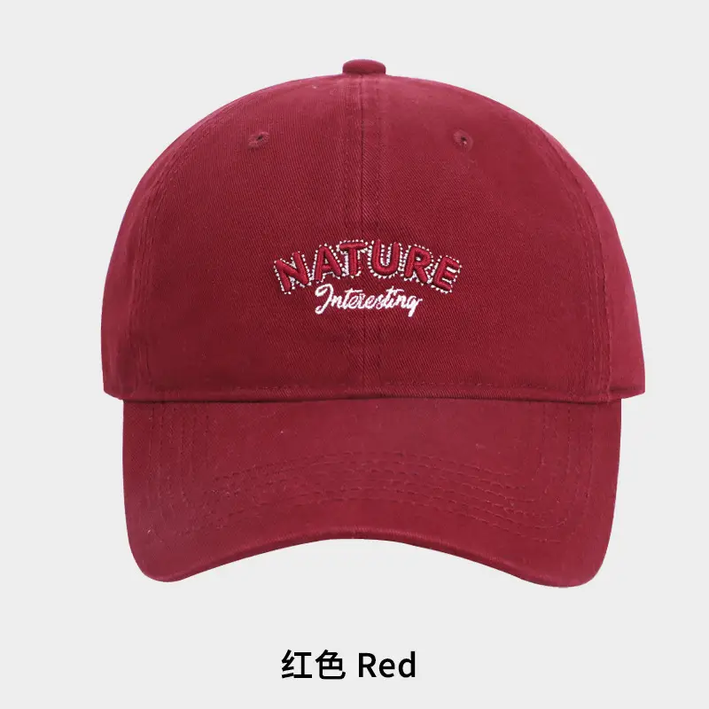Korean Style Embroidered Baseball Cap for Women Spring Summer - Image 4