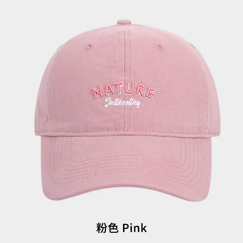 Korean Style Embroidered Baseball Cap for Women Spring Summer - Image 5