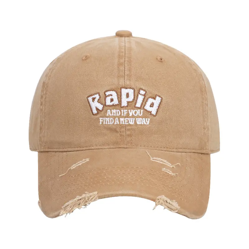 Kapid Embroidered Khaki Baseball Cap