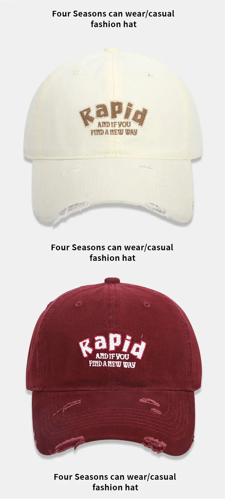 Kapid Embroidered Khaki Baseball Cap — feature 13