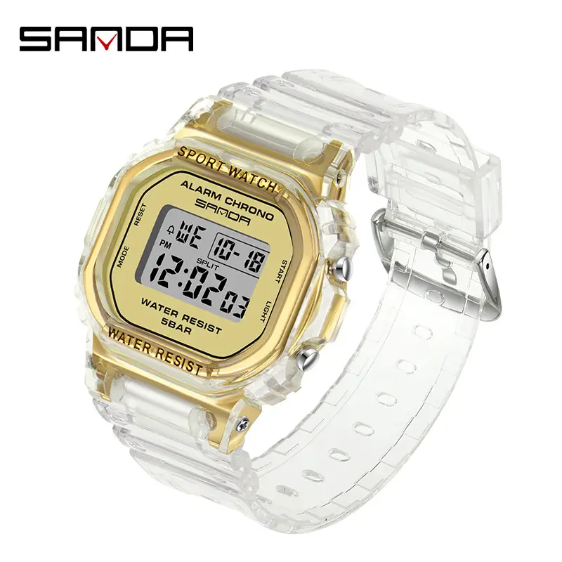 Transparent Digital Watch for Students Sports Outdoor Waterproof - Image 6
