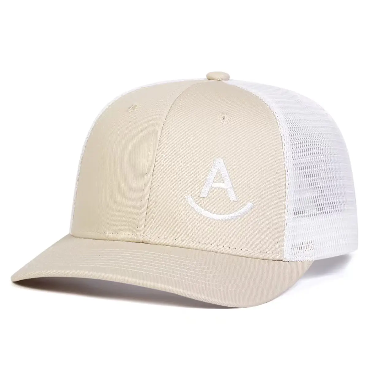 Men's Black A Letter Embroidered Baseball Cap — feature 7