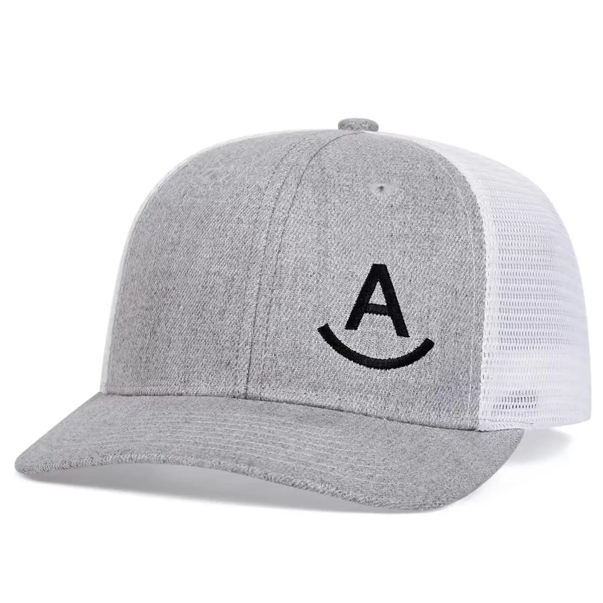 Men's Black A Letter Embroidered Baseball Cap