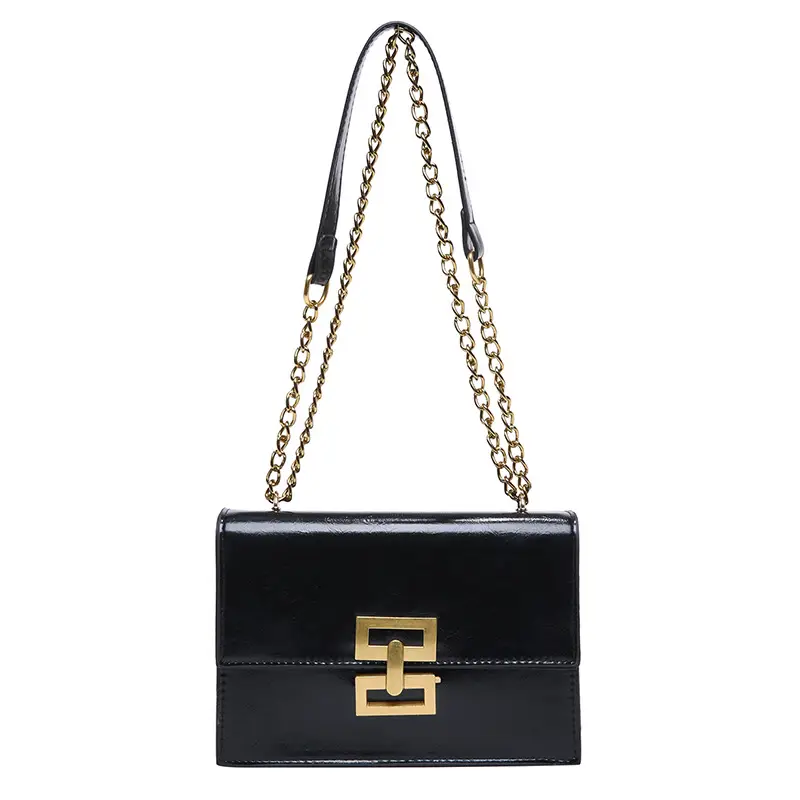 Red European Chain Shoulder Bag for Women - Image 9