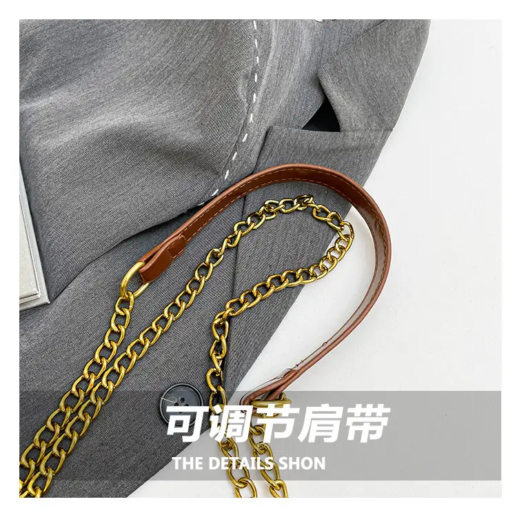 Red European Chain Shoulder Bag for Women — feature 5
