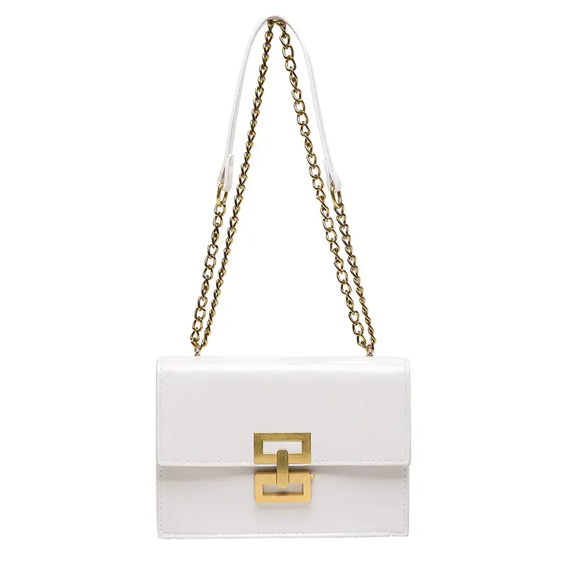 Red European Chain Shoulder Bag for Women - Image 2