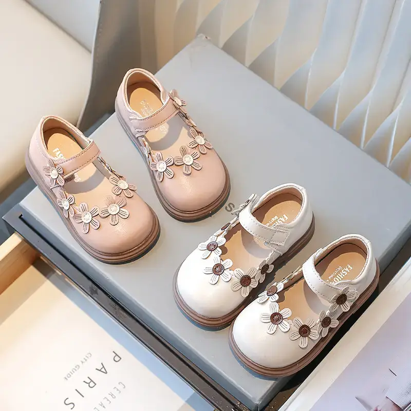 Women's Baby Shoes Spring Autumn 2024 Soft Soled Princess Design