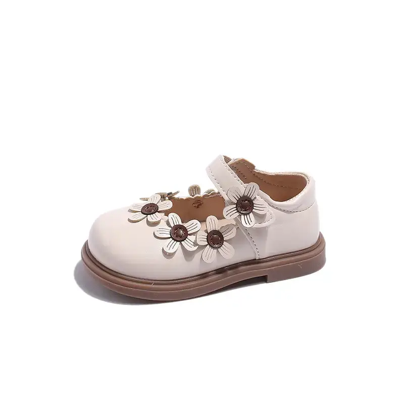 Women's Baby Shoes Spring Autumn 2024 Soft Soled Princess Design