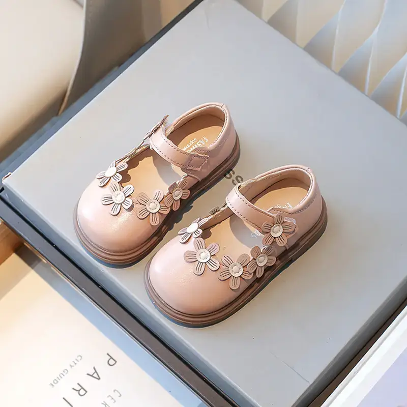 Women's Baby Shoes Spring Autumn 2024 Soft Soled Princess Design