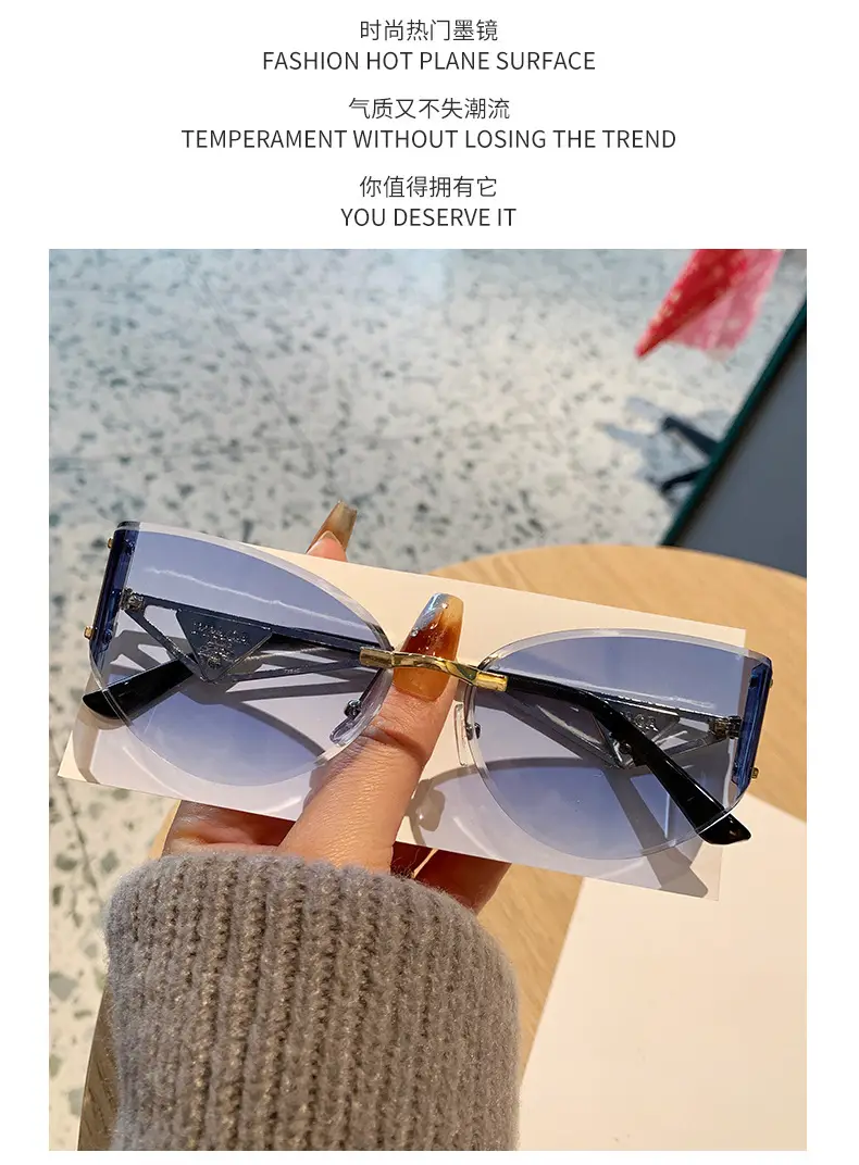 Women's High-End Cat-Eye Sunglasses with Hollow Leg Design โ feature 12
