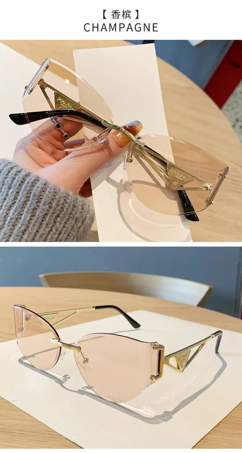 Women's High-End Cat-Eye Sunglasses with Hollow Leg Design โ feature 20