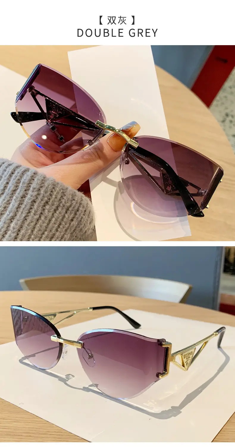 Women's High-End Cat-Eye Sunglasses with Hollow Leg Design โ feature 22