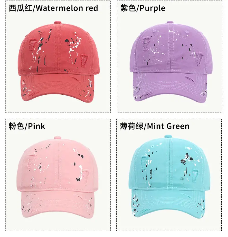 Watermelon Red Graphic Baseball Cap for Women — feature 10