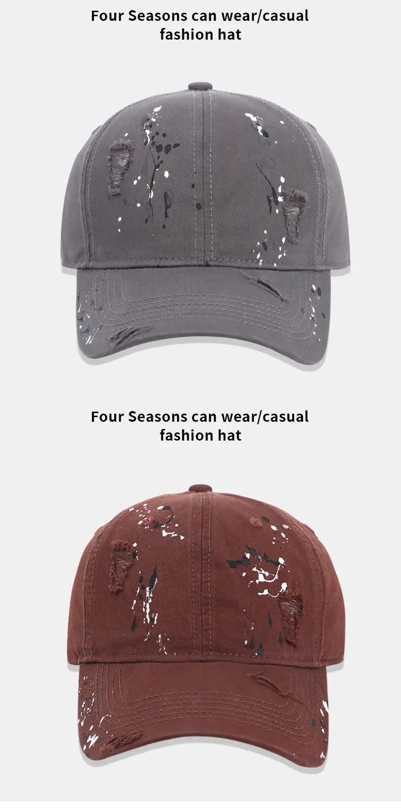 Watermelon Red Graphic Baseball Cap for Women — feature 13