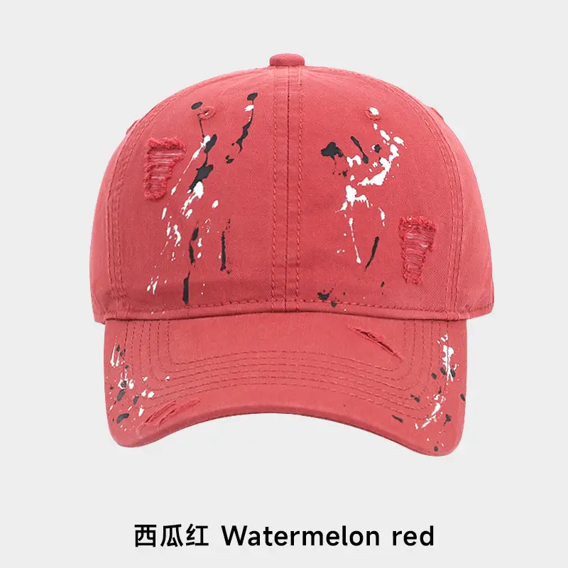 Watermelon Red Graphic Baseball Cap for Women